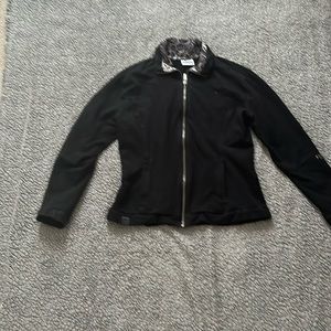 Freddy sportswear small black zipper jacket
